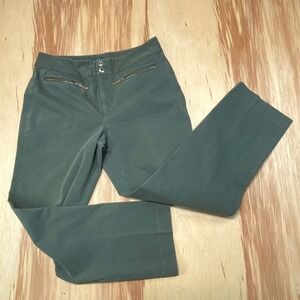 Lauren Ralph Lauren Olive Green Pants Zipper Pockets Career Casual Size‎ 10